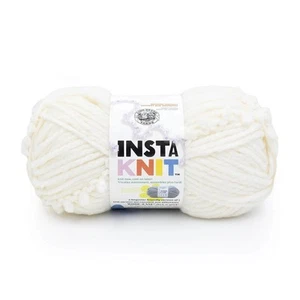 (1 Pack) Lion Brand Yarn 801-098BD InstaKnit Beginner Yarn, Creme De La Creme - Picture 1 of 2
