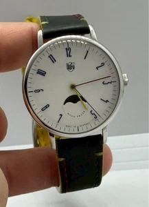 Reloj Pulsera Hombre DUFA Alemán Fase Mondo Cara Lunar Bauhaus-inspirado minimalista - Imagen 1 de 12