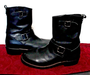 - Doc Marten Herren Größe 12 Biker Style Stiefel - TOP / SAUBER - Bild 1 von 8