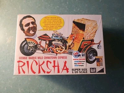 New MPC 1:20 George Barris Ricksha Show Rod Model Kit MPC965 - Image 1 of 4