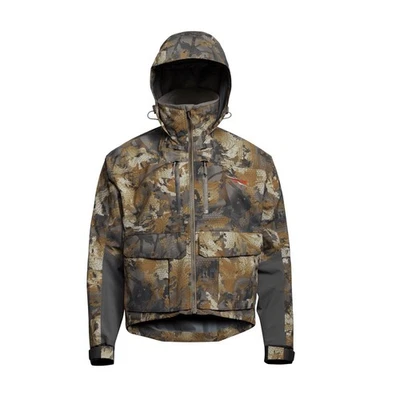 SITKA Gear Delta Pro Wading Jacket Optifade Timber Men's Size L MSRP $550 600173 - Image 1 of 4