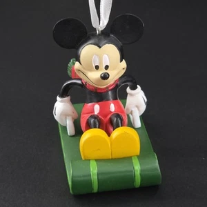 Hallmark  Mickey Mouse on Sled  Keepsake Gift Ornament - Picture 1 of 2