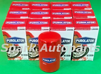 Case of 12 Engine Oil Filters PUROLATOR L20195 For MAZDA CX-9, FORD, PH3600 - Image 1 of 3