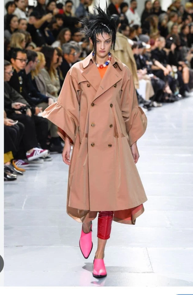 Abrigo Junya Watanabe Trenc AD2019 beige para mujer talla pequeña Foto 1 de 4
