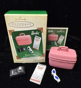The 2005 Hallmark Keepsake BARBIE ROAD TRIP Miniature Ornament Set - Picture 1 of 3