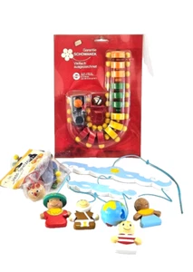 Hess Figur Raupe Lock Mobile Greifspielzeug 3 tlg.  Vintage 70er Jahre - Bild 1 von 11