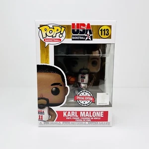 USA 92 Dream Team Funko Pop Vaulted Karl Malone #113 with Pop Protector - Bild 1 von 10