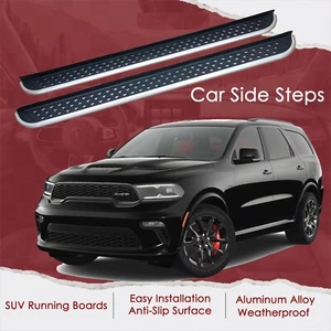 Estriberas laterales de 2 piezas para Dodge Durango 2018-2024 barras Nerf laterales - Imagen 1 de 6
