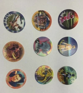 Lot 9 Power Rangers Power Caps Milkcap POG Hawaii 1993 - Picture 1 of 4