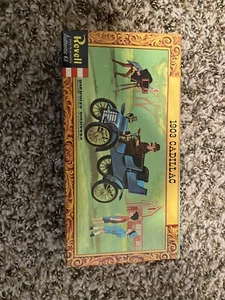 Revell Highway Pioneers 1903 Cadillac Plastik Modellbausatz H-35:79 ungebaut 1960 - Bild 1 von 7
