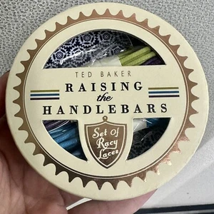 TED BAKER Wax Shoe Laces 3 Pairs Raising The Handlebars Dress and Casual Shoes - Picture 1 of 3