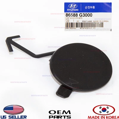 Genuine Front Bumper Tow Hook Eye Cap Cover ⭐OEM⭐ Hyundai Elantra GT 2018-2020 - Image 1 of 4