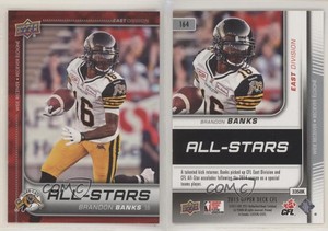 2015 Upper Deck CFL All-Stars Brandon Banks #164