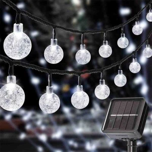 24Ft Fairy Lights for Xmas Yard Porch Camping Decoration 8 Lighting Modes - Picture 1 of 10
