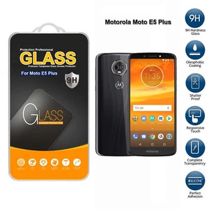 For Motorola E5 Plus Tempered Glass Screen Protector - Picture 1 of 3