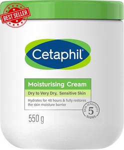 Moisturising Cream 550G, Hydrating Moisturiser for Dry to Very Dry, Sensitive Sk - Picture 1 of 12