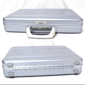 Gebrauchte Zero Halliburton Clear Blue Attache 94054 Businesstasche Aluminium 46x33x9 cm - Bild 1 von 5