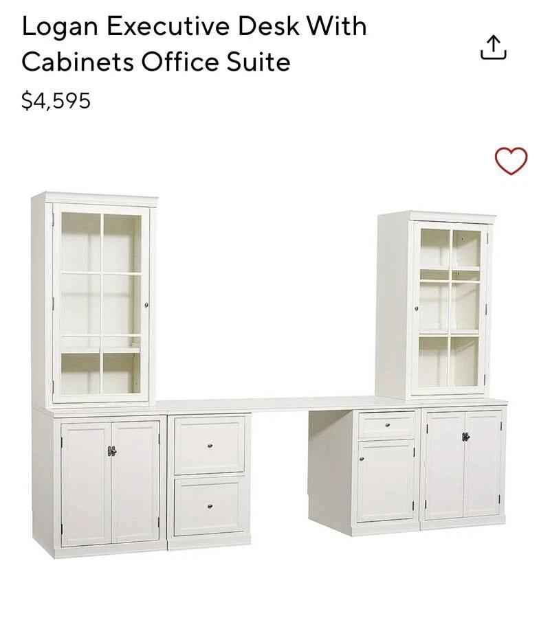 Pottery Barn Logan office suite - Image 1 of 1