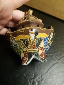 Vintage Japanese Foo Dog Incense Burner Footed  - Picture 1 of 7