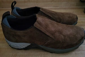 Merrell Jungle Moc AC + Dark Earth braun Wildleder 7,5 M Herren US Slipper Schuh NEU!! - Bild 1 von 6