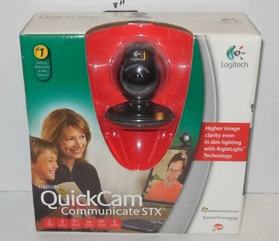 Logitech QuickCam Communicate STX Webcam with built in Mic - Image 1 of 4