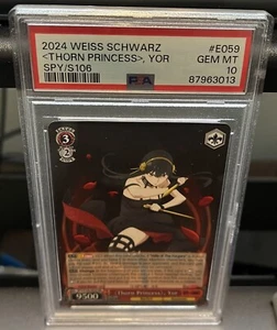 2024 Weiss Schwarz Spy X Spy (Thorn Princess), Yor #E059 PSA 10 - Picture 1 of 2