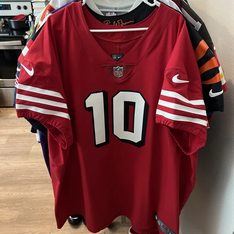 San Francisco 49ers Jimmy Garoppolo Color Rush Nike Vapor Elite Jersey Size 56 Cover