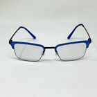 For-Parts-AS-IS-MODO-4062-Eyeglasses-Blue-Frames-50-20-145-Stress-Cracks-Read
