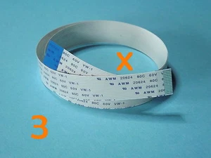 3 X FFC B 15Pin 1.0Pitch 50cm Raspberry Pi Ribbon cable cable de cinta plana E244054 - Imagen 1 de 3
