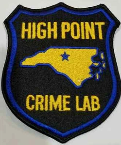 High Point Crime Lab North Carolina Stoffaufnäher - Bild 1 von 2