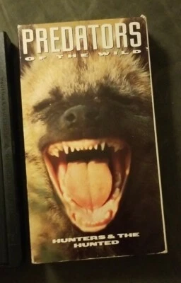 Predators of the Wild VHS: Hunters & The Hunted. 1992 Time Life video. Pre-owned - Image 1 of 2