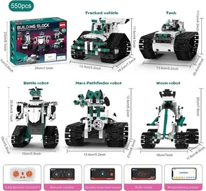 Technique Car Building Blocks Set 13in1 Remote & APP Controlled Tracked Racer - Picture 1 of 6