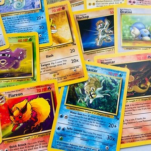 30x WOTC Original Pokemon Card Bundle Base Jungle Fossil Team Rocket & More