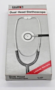 Labtron Dual Head Stethoscope Black New in Box - Picture 1 of 3