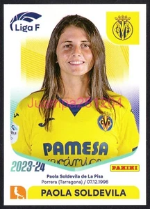 PAOLA SOLDEVILLA #312 VILLARREAL CF CROMO LIGA F 2023-24 FEMENINA PANINI 23/24 - Bild 1 von 2
