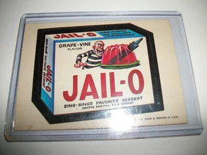 PAQUETES LOCOS Tarjeta #1 Original Vintage Topps JAIL-O - Imagen 1 de 1