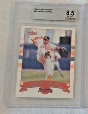 2002 Fleer TIFFANY Baseball Insert Card 52/200 RAFAEL FURCAL Braves BGS 8.5 NMMT