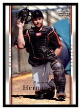 2007 Upper Deck #57 RAMON HERNANDEZ Baltimore Orioles