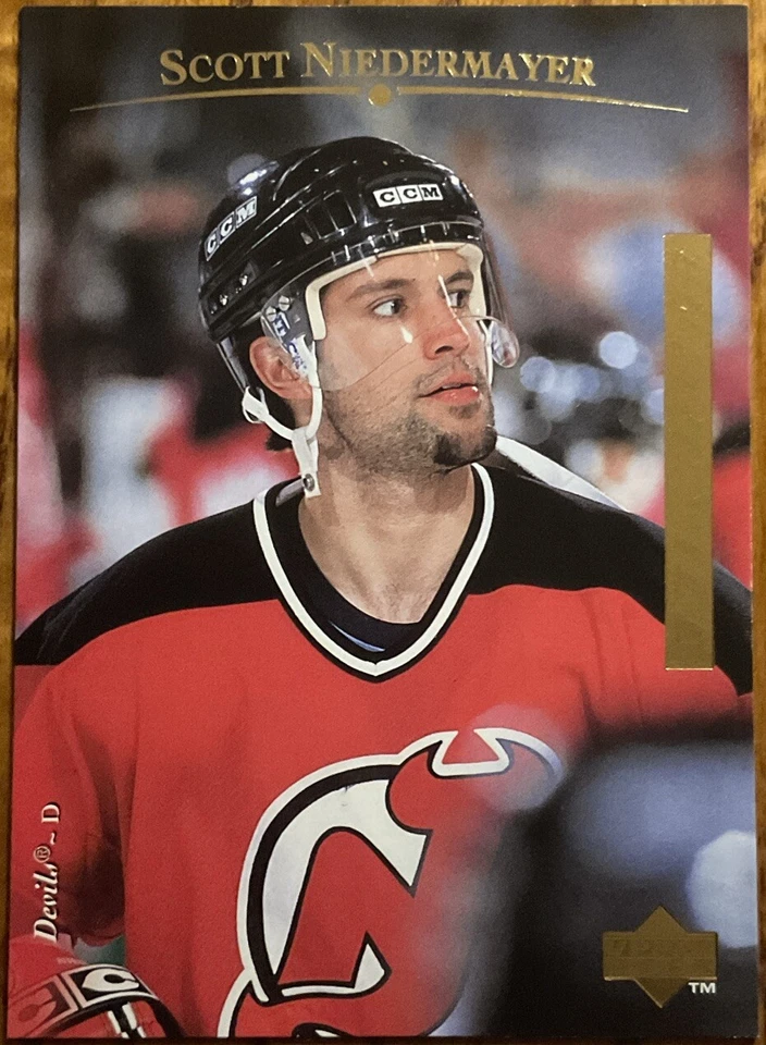 1995-96 Upper Deck Electric Ice Gold RARE Scott Niedermayer #383 - Image 1 of 3