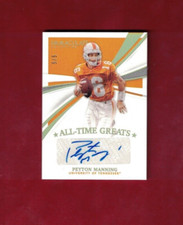 2021 PANINI IMMACULATE COLLEGIATE Peyton Manning AUTOGRAPH AUTO SP Card 5/5