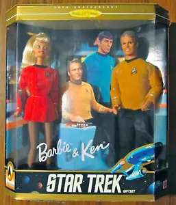 Barbie & Ken STAR TREK Giftset 30th Anniversary Collector Edition Mattel 1996 - Picture 1 of 2