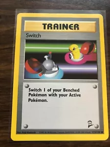Juego de cartas coleccionables Pokémon Switch Base Set 2 123/130 LP - Imagen 1 de 1