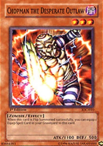 Chopman the Desperate Outlaw - IOC-010 - Common - Unlimited Edition - Heavily Pl - Image 1 of 1