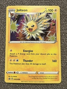 Pokémon Jolteon TCG SWSH094 Sword & Shield Black Star Promo Holo Card - Picture 1 of 2