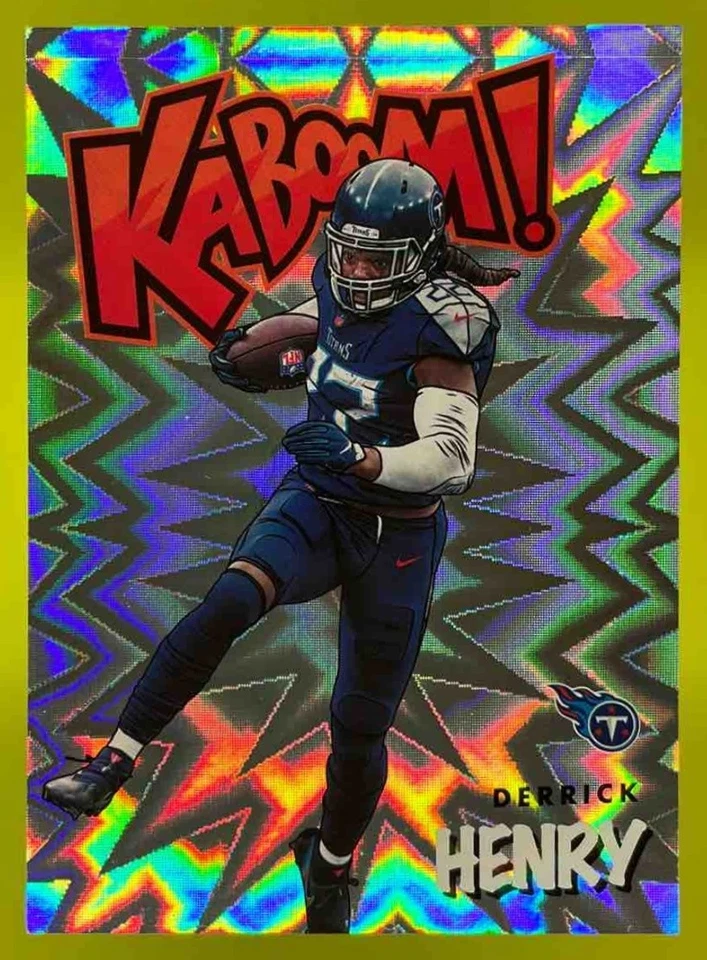 Panini Football Absolute Derrick Henry Kaboom 2021 #K21 Ravens Titans Foto 1 de 2