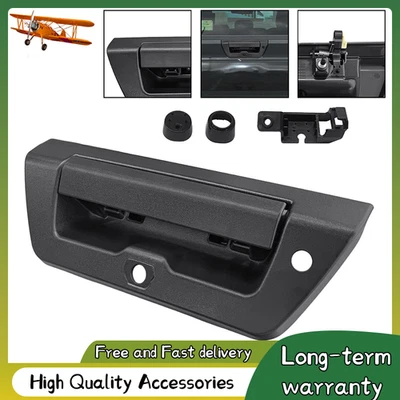 Car Black Rear Tail Gate Tailgate Handle Fits 2015-2017 Ford F-150 US Foto 1 de 4