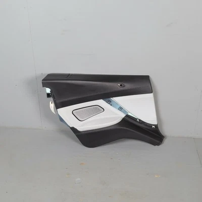 2016-2018 BMW M6 Rear Quarter Trim Panel Left Leather - Silverstone OEM Used - Imagem 1 de 4