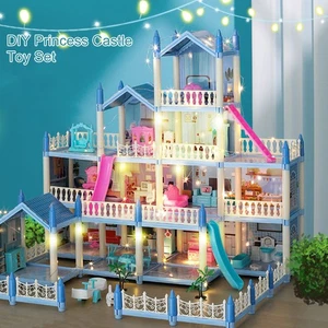 Princess Castle Building Toy Improve Creativity Imagination 4 Floors 14 Room NEW - Picture 1 of 12
