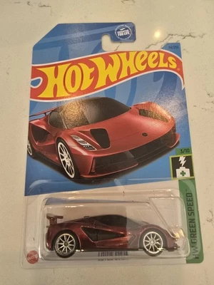 SUPER TREASURE HUNT LOTUS EVIJA In PROTECTOR 2023 HOTWHEELS HW GREEN SPEED 3/10 - Image 1 of 4