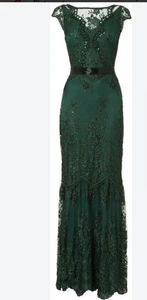 Phase Eight Cindy Sequined Bottle Green Dress Size 12 Never Worn - Picture 1 of 2